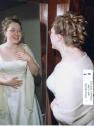 Lady looking in a mirror