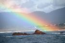 Rainbow Over the Ocean
