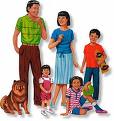 Flannel Board Figure people and dog figures