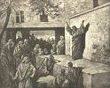 The prophet Micah preaching