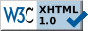 xhtml valid