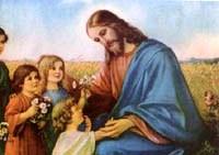 Jesus with children around him