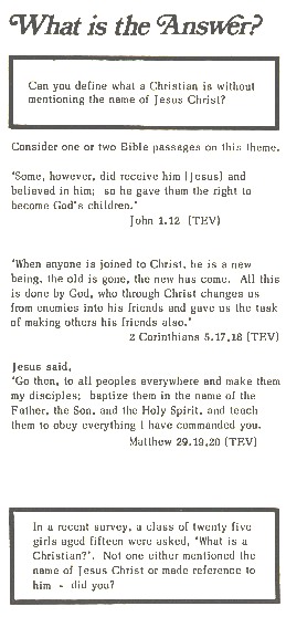 What is a Christian 5