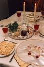 Jewish Passover Table
