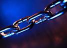 Blue Chain Links