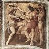 The gods Apollo and Mars