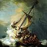 ship in storm