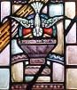 Stained Glass Baptism Font