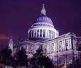 St Paul's Cathedral at night