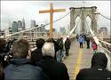 Procession behind the Cross